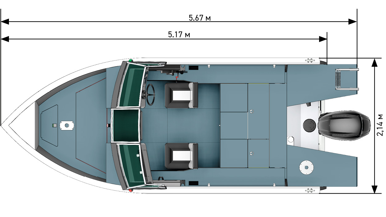 Салют Realcraft 510 FISH PRO